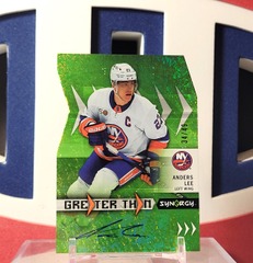 Anders Lee 2023-24 - Greater Than Sygnatures Green Autograph /49 Synergy Upper Deck